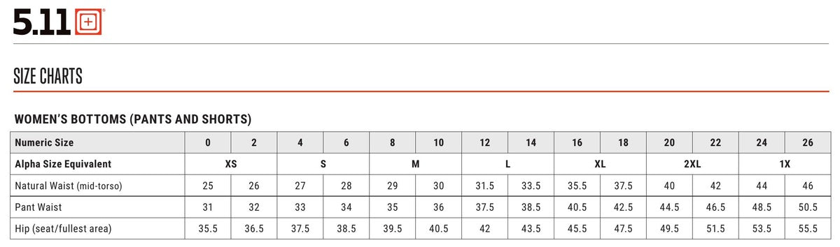 SIZECHART
