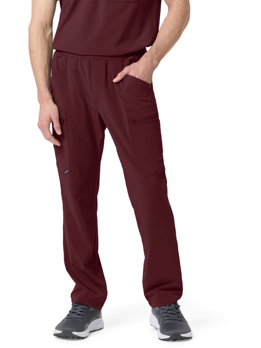 Men's Scrub Pant - 7740054 - Burgundy