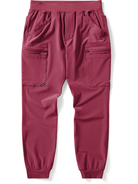 Men's Scrub Jogger - 7740117 - Dark Blush
