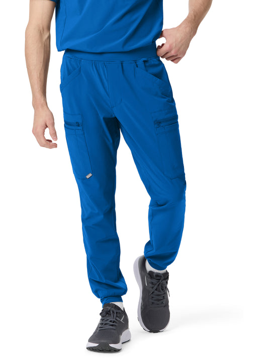 Men's Scrub Jogger - 7740117 - Royal Blue
