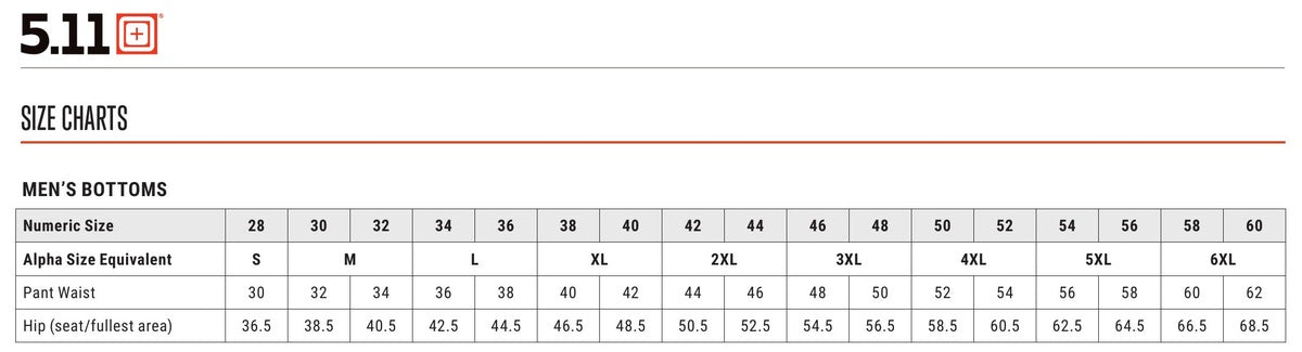 SIZECHART