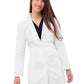 Women's Three-Pocket Adjustable Belt 33" Lab Coat - 2817 - White