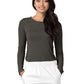 Women's Long Sleeve Tee - 2900 - Dark Marl Gray