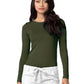 Women's Long Sleeve Tee - 2900 - Olive