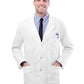 Men's Three-Pocket Snap Front 31" Lab Coat - 3302 - White