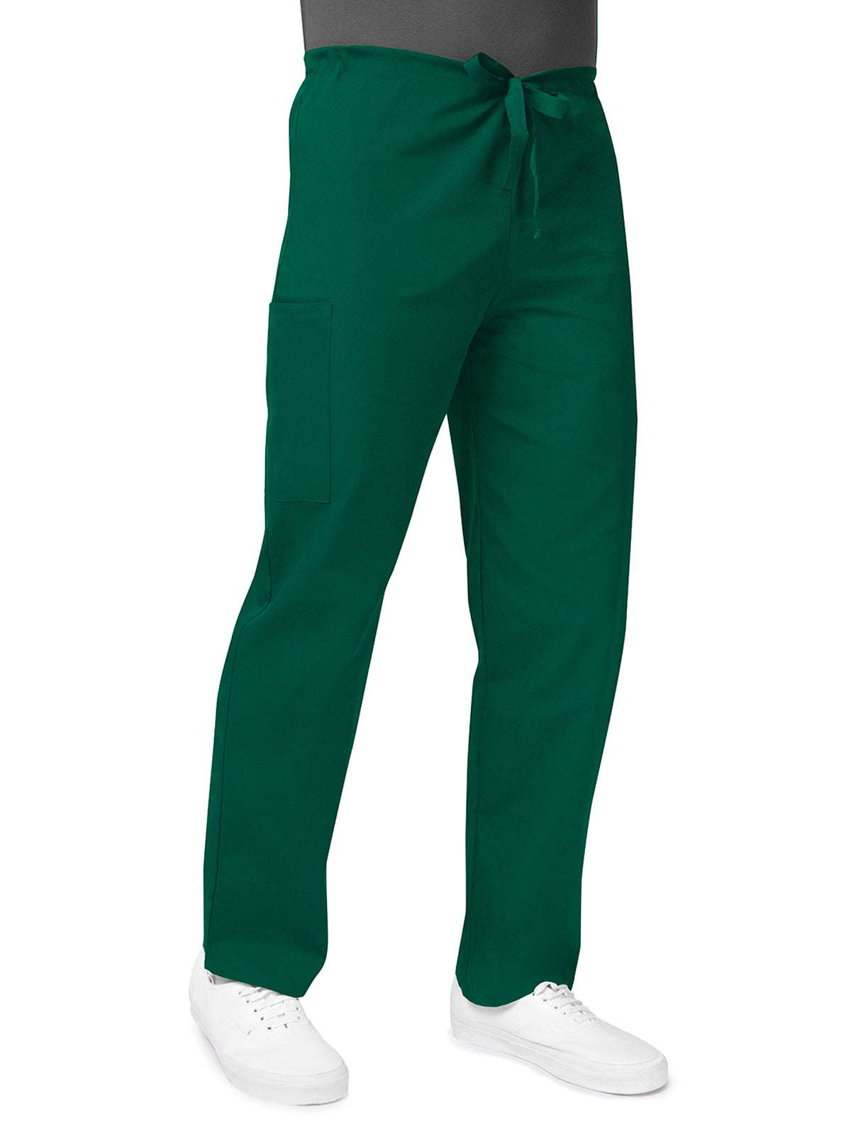 Unisex Natural-Rise Drawstring Tapered Leg Pant - 504 - Hunter Green