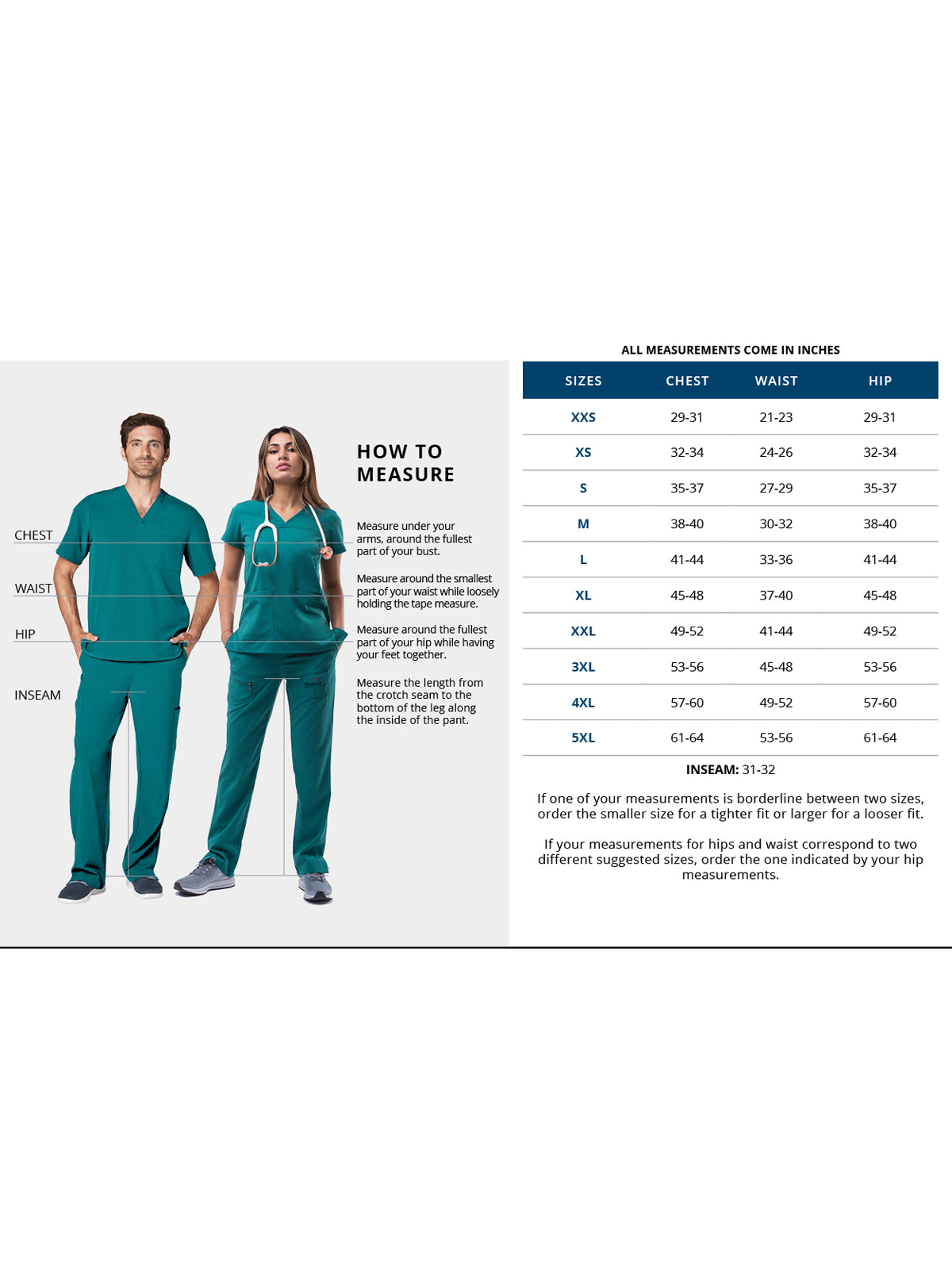 SIZECHART