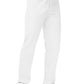 Unisex Natural-Rise Drawstring Tapered Leg Pant - 504 - White