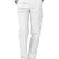 Women's Natural-Rise Multipocket Cargo Tapered Leg Pant - 506 - White