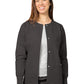 Women's Round Neck Jacket - 602 - Pewter