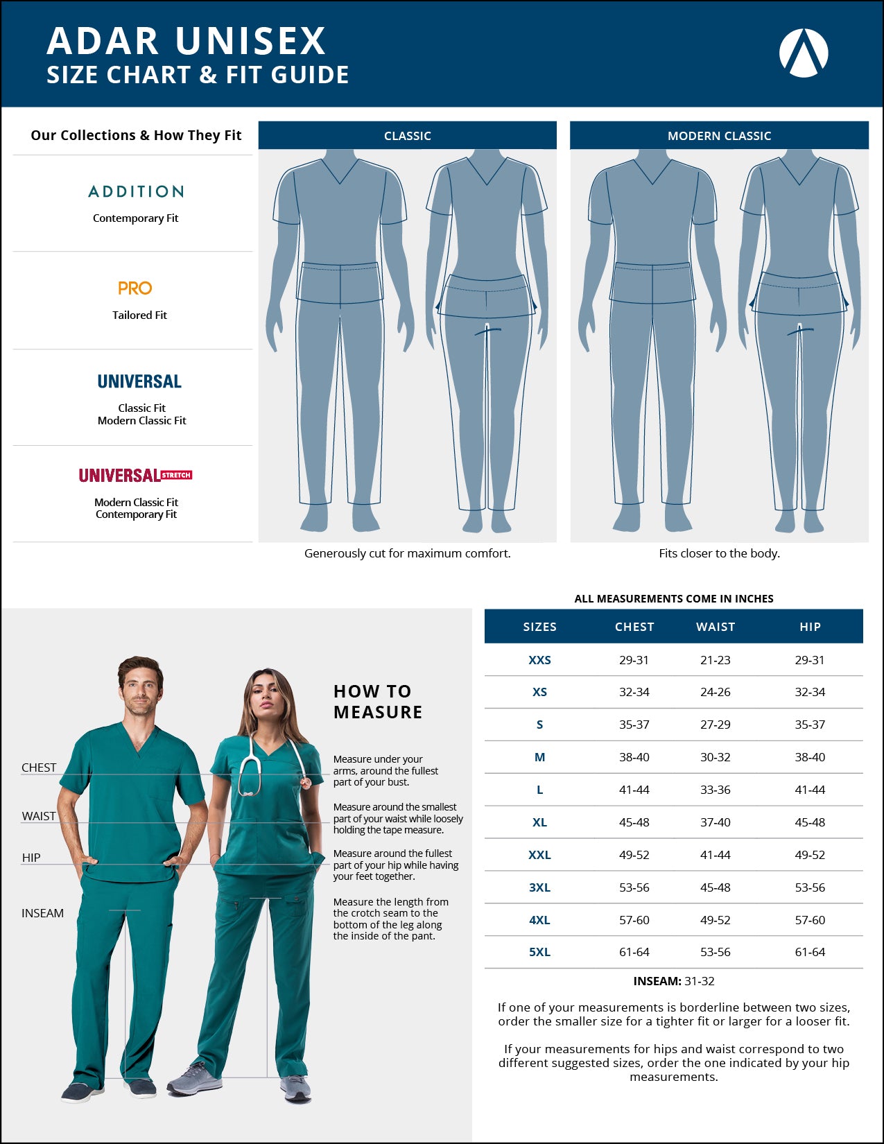 SIZECHART
