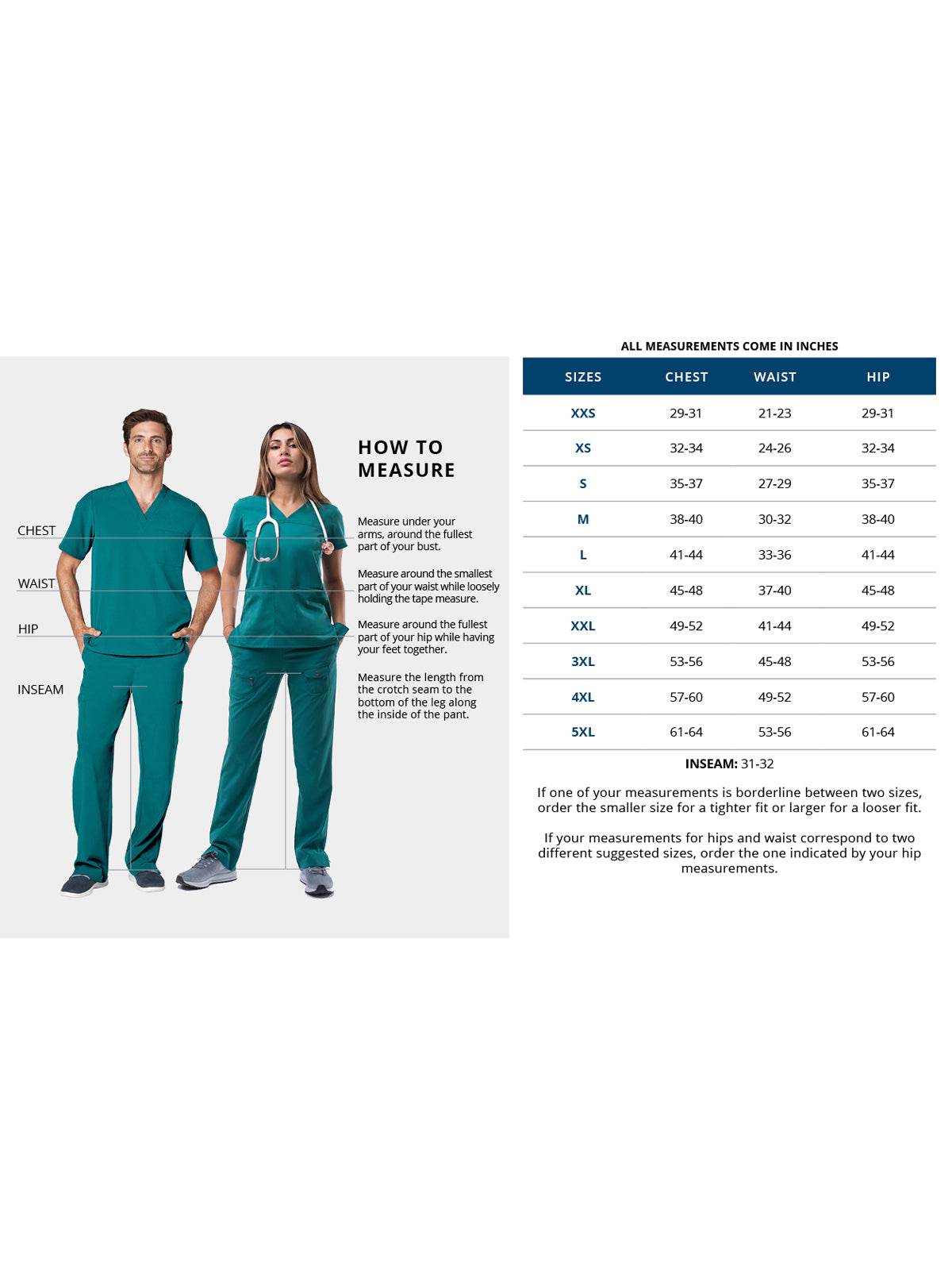 SIZECHART