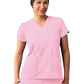 Women's Multi-Pocket V-Neck Top - A6008 - Soft Pink