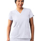 Women's Multi-Pocket V-Neck Top - A6008 - White