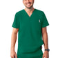 Men's V-Neck Top - A6010 - Hunter Green