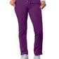 Women's Drawstring Cargo Pant - A6104 - Eggplant