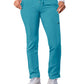 Women's Drawstring Cargo Pant - A6104 - Teal Blue