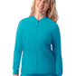 Women's Double Layer Bomber Jacket - A6200 - Teal Blue