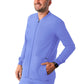Men's Double Layer Bomber Jacket - A6206 - Ceil Blue