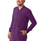 Men's Double Layer Bomber Jacket - A6206 - Eggplant