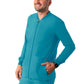 Men's Double Layer Bomber Jacket - A6206 - Teal Blue