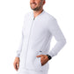 Men's Double Layer Bomber Jacket - A6206 - White
