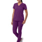Women's Easy Movement Scrub Set - A9200 - Eggplant