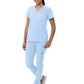 Women's Easy Movement Scrub Set - A9200 - Sky Blue
