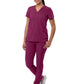 Women's Easy Movement Scrub Set - A9200 - Wine