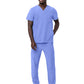Men's Cargo Scrub Set - A9800 - Ceil Blue