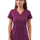 Women's V-Neck Sweetheart Top - P4210 - Wine