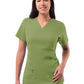 Women's V-Neck Elevated Top - P4212 - Spring Leaf