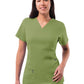 Women's V-Neck Elevated Top - P4212 - Spring Leaf