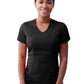 Women's V-Neck Top - P7002 - Black