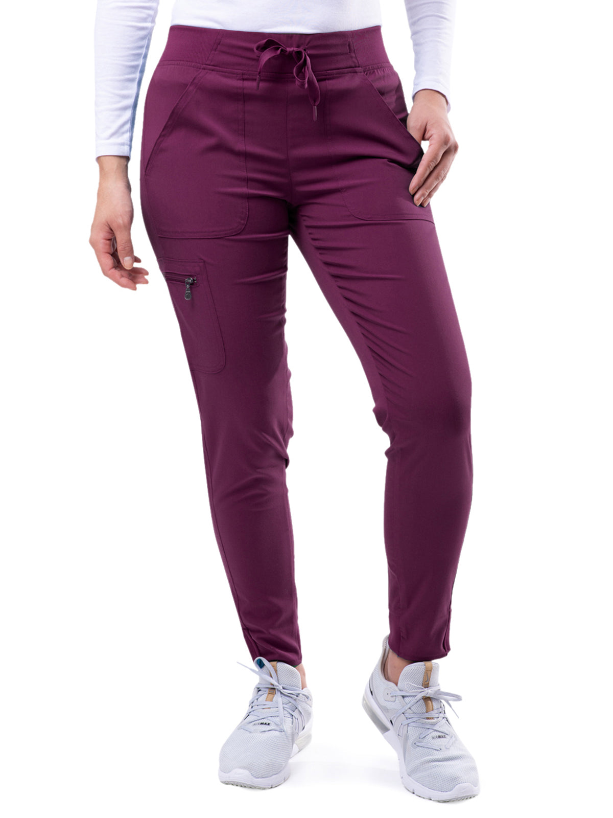 Women's Yoga Jogger Pant - P7104 - Wine