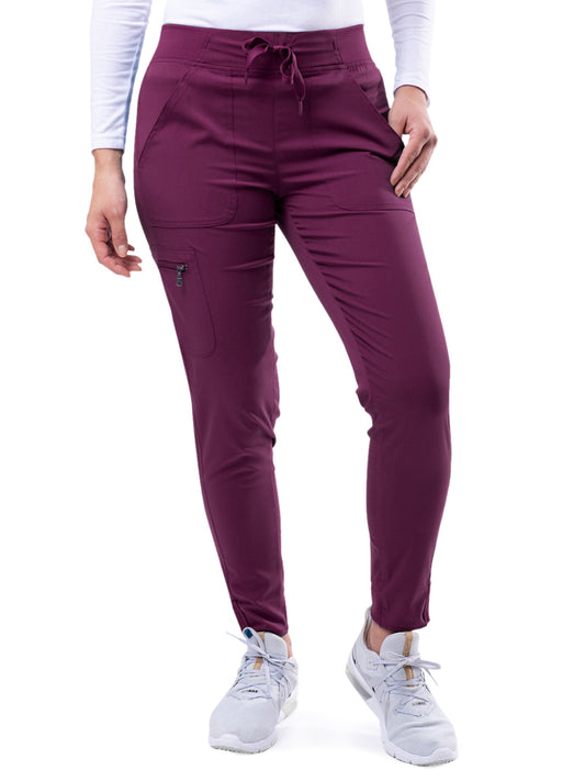 Women's Yoga Jogger Pant - P7104 - Wine