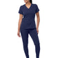 Women's Modern Athletic Jogger Scrub Set - P9500 - Navy