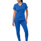 Women's Modern Athletic Jogger Scrub Set - P9500 - Royal Blue