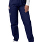 Women's Elastic Drawstring Cargo Pant - S8200 - Navy
