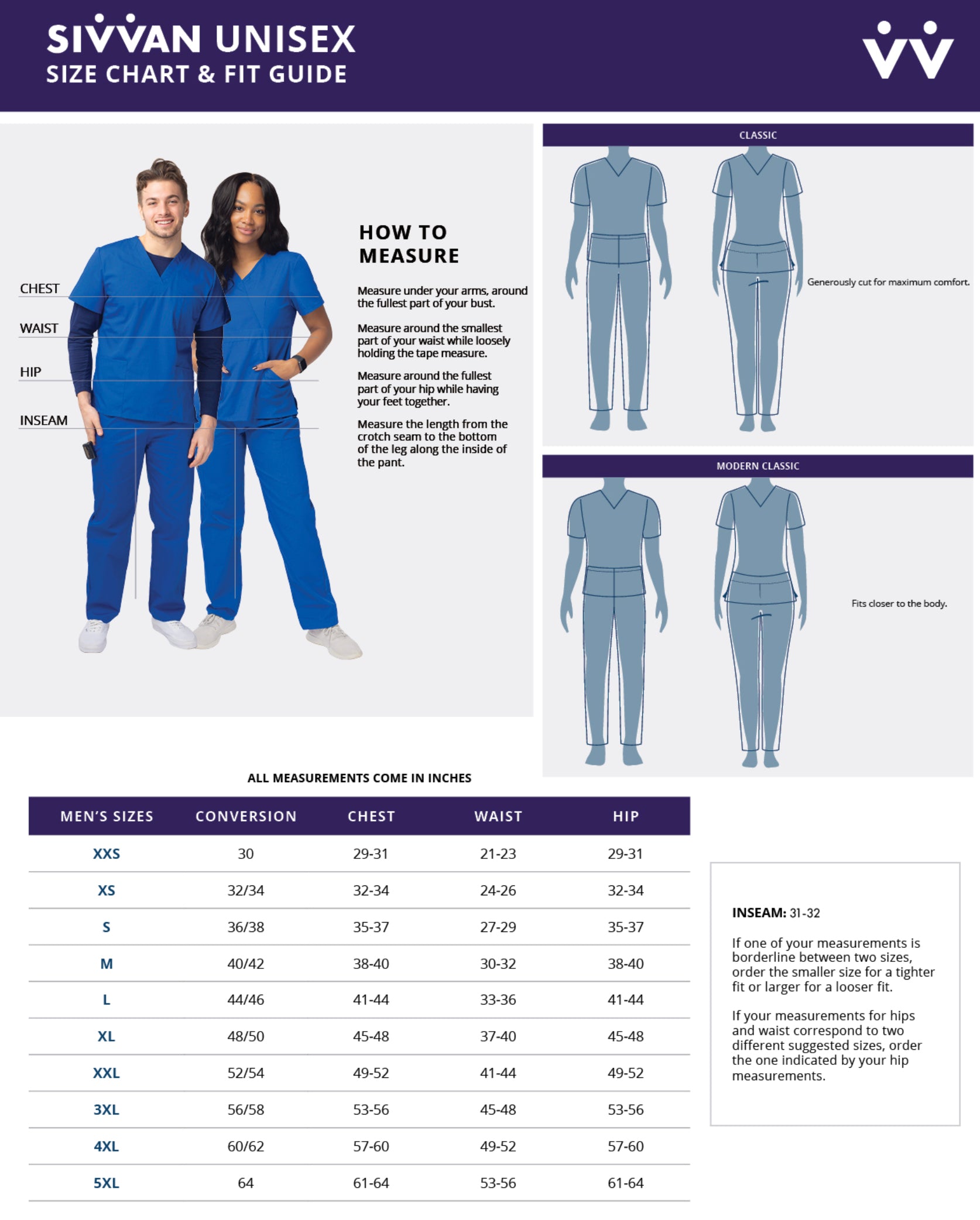 SIZECHART