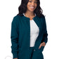 Women's Warm-Up Snap Close Jacket - S8306 - Caribbean Blue