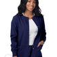 Women's Warm-Up Snap Close Jacket - S8306 - Navy