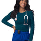 Women's Long Sleeve Underscrub Tee - S8500 - Caribbean Blue