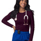 Women's Long Sleeve Underscrub Tee - S8500 - Eggplant