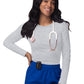 Women's Long Sleeve Underscrub Tee - S8500 - Marl Gray