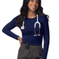 Women's Long Sleeve Underscrub Tee - S8500 - Navy