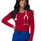 Women's Long Sleeve Underscrub Tee - S8500 - Red