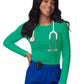 Women's Long Sleeve Underscrub Tee - S8500 - Spearmint