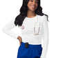 Women's Long Sleeve Underscrub Tee - S8500 - White