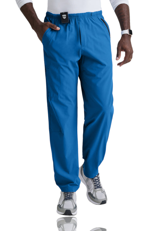 Men's Seven-Pocket Zip-Fly Amplify Scrub Pant - 0217 - New Royal